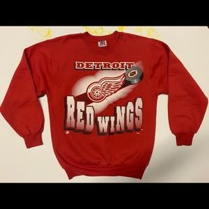 Detroit redwings vintage crew neck sweater